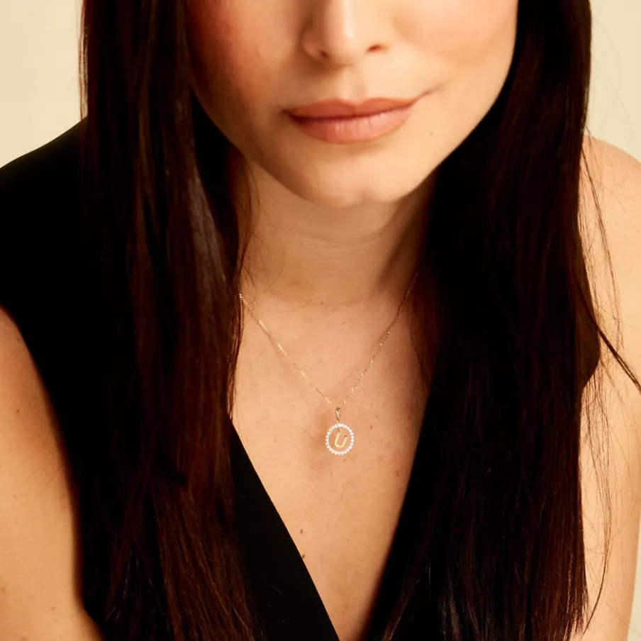 Histoire d'Or Pendentif Gabe Or Jaune Oxyde De Zirconium