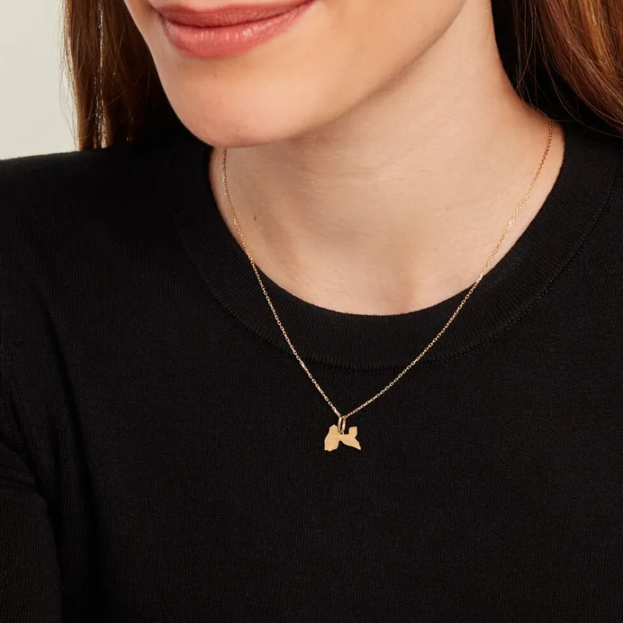 Histoire d'Or Pendentif Gaietana Guadeloupe Or Jaune