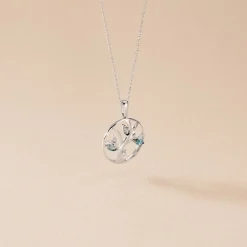 Pendentif Godolieba Or Blanc Topaze-Histoire d'Or