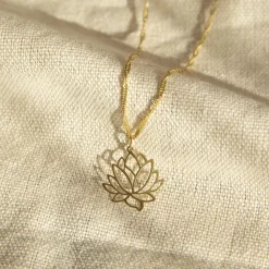 Pendentif Hadaya Lotus Or Jaune-Histoire d'Or Discount