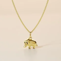 Pendentif Haiza Elephant Or Jaune-Histoire d'Or Outlet