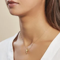 Histoire d'Or Pendentif Haizia Dauphin Or Jaune