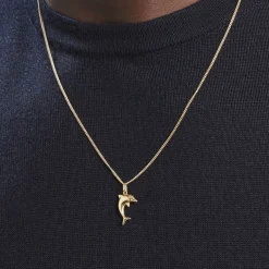 Histoire d'Or Pendentif Haizia Dauphin Or Jaune