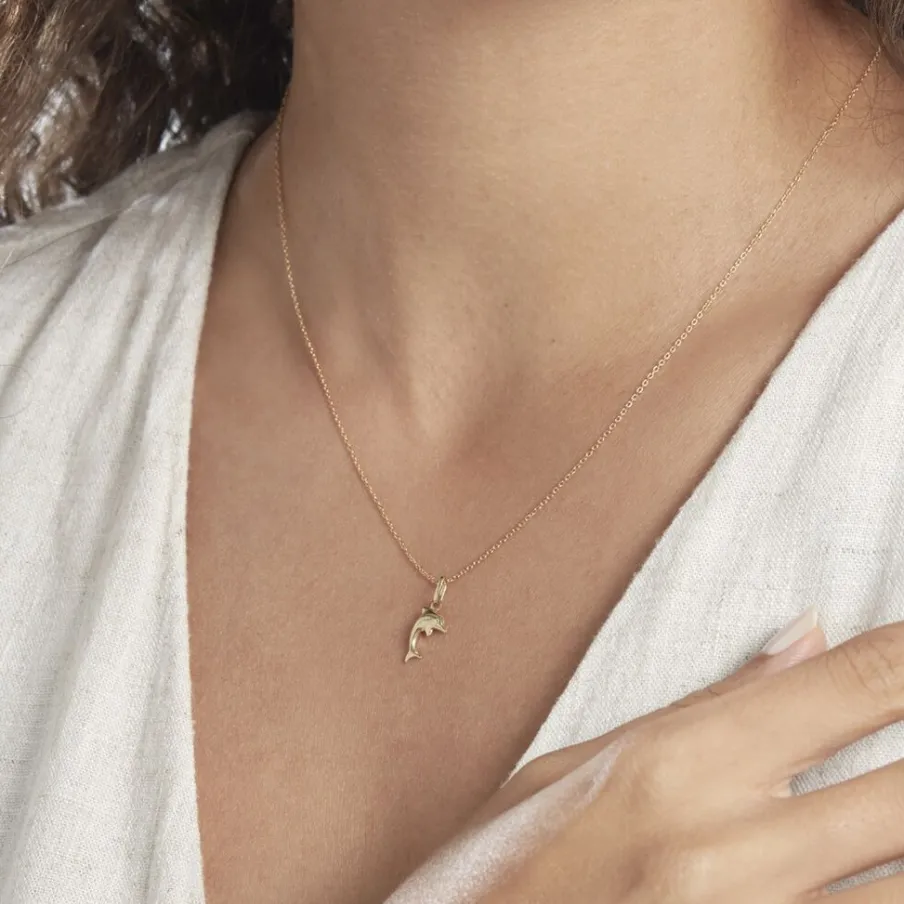 Histoire d'Or Pendentif Haizia Dauphin Or Jaune