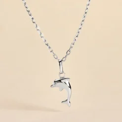 Histoire d'Or Pendentif Haizia Dauphin Or Blanc