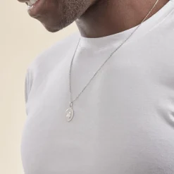 Histoire d'Or Pendentif Hannae Or Blanc