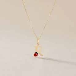 Histoire d'Or Pendentif Helidie Coccinelle Lettre Or Jaune