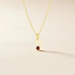 Pendentif Helidie Coccinelle Lettre Or Jaune-Histoire d'Or Outlet