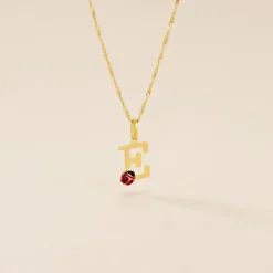 Pendentif Helidie Coccinelle Lettre Or Jaune-Histoire d'Or Sale