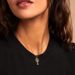 Pendentif Huguenote Or Jaune-Histoire d'Or New