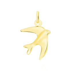 Pendentif Illide Hirondelle Or Jaune-Histoire d'Or New