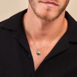 Pendentif Invannie Or Jaune Pierre Synthétique-Histoire d'Or