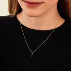 Histoire d'Or Pendentif Ionia Lettre Or Jaune