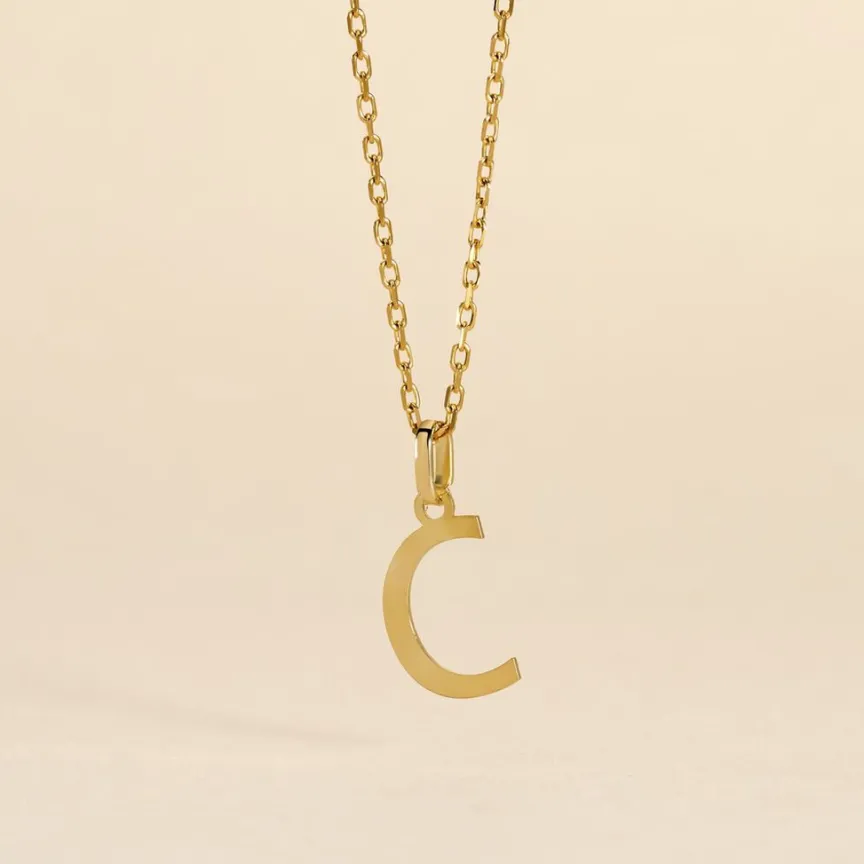 Pendentif Ionia Lettre-Histoire d'Or Hot