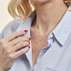 Pendentif Ionia Lettre Or Blanc-Histoire d'Or