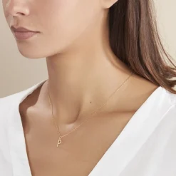 Pendentif Ionia Lettre-Histoire d'Or New