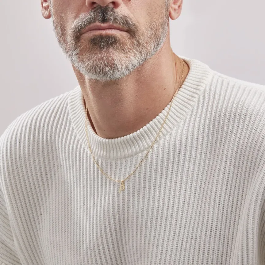 Pendentif Ionia Lettre-Histoire d'Or New