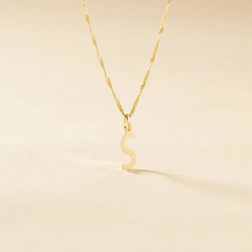 Pendentif Ionia Lettre-Histoire d'Or Discount