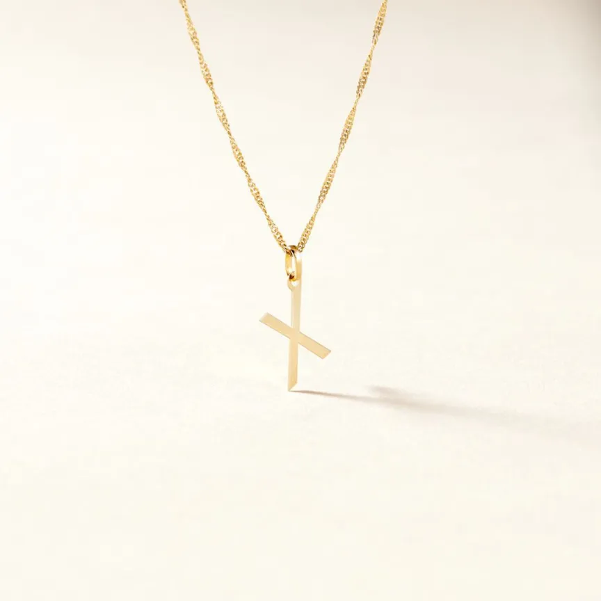 Pendentif Ionia Lettre-Histoire d'Or Clearance