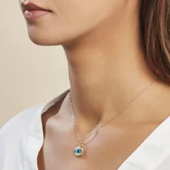 Histoire d'Or Pendentif Ivannie Oeil Or Jaune