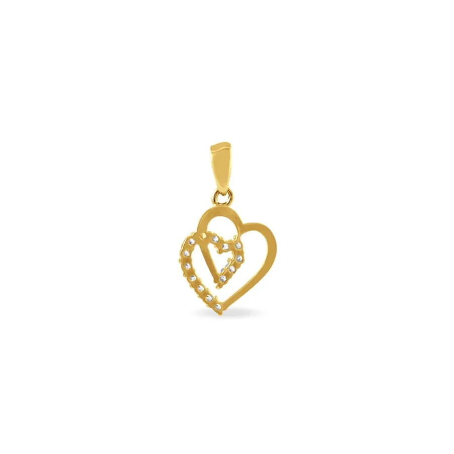 Histoire d'Or Pendentif Ivena Or Jaune Oxyde De Zirconium