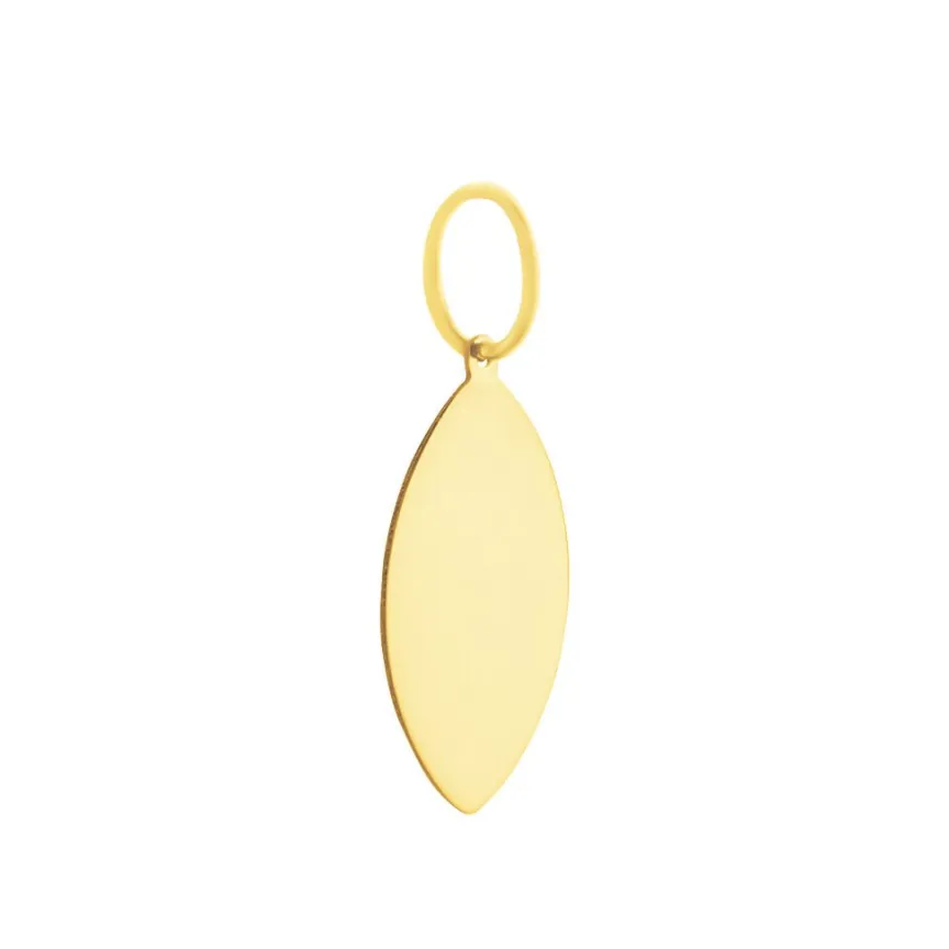 Pendentif Julius Sport Rugby Or Jaune-Histoire d'Or Hot