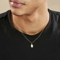 Pendentif Julius Sport Rugby Or Jaune-Histoire d'Or Hot