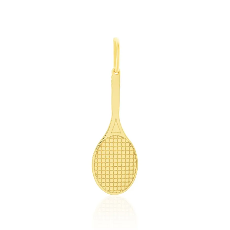 Histoire d'Or Pendentif Julius Sport Tennis Or Jaune