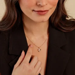 Histoire d'Or Pendentif Kallistrate Or Jaune Oxyde De Zirconium