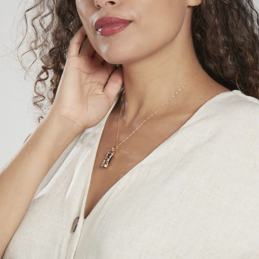 Histoire d'Or Pendentif Kauai Plaqué Or Jaune Pierre De Synthese