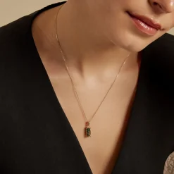 Pendentif Kauai Plaque Or Jaune Agate-Histoire d'Or Clearance