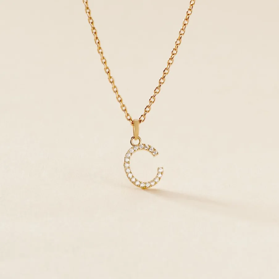 Histoire d'Or Pendentif Klementine Or Jaune Oxyde De Zirconium