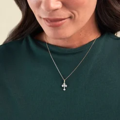 Histoire d'Or Pendentif Krister Or Jaune Oxyde De Zirconium