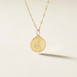 Histoire d'Or Pendentif Lamie Zodiaque Or Jaune