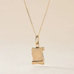 Histoire d'Or Pendentif Lamie Zodiaque Parchemin Or Jaune