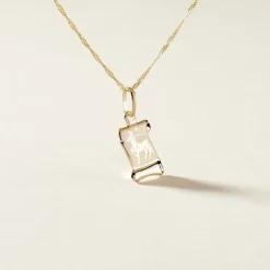 Histoire d'Or Pendentif Lamie Zodiaque Parchemin Or Jaune