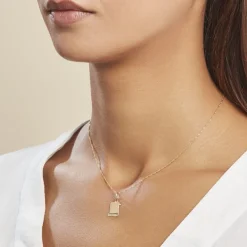 Histoire d'Or Pendentif Lamie Zodiaque Parchemin Or Jaune