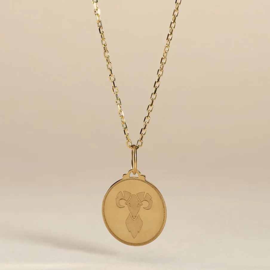 Histoire d'Or Pendentif Lamie Zodiaque Or Jaune