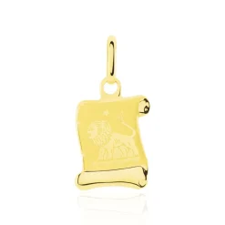 Histoire d'Or Pendentif Lamie Zodiaque Parchemin Or Jaune
