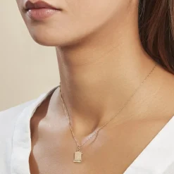 Histoire d'Or Pendentif Lamie Zodiaque Parchemin Or Jaune