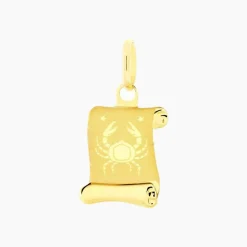 Histoire d'Or Pendentif Lamie Zodiaque Parchemin Or Jaune