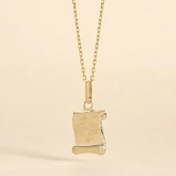 Pendentif Lamie Zodiaque Parchemin Or Jaune-Histoire d'Or Best