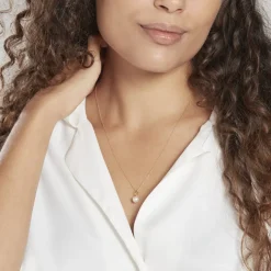 Pendentif Lenonie Or Jaune Perle De Culture-Histoire d'Or New