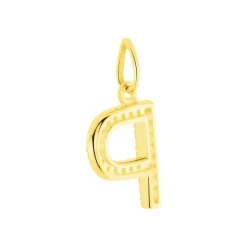 Histoire d'Or Pendentif Lettre P Or Jaune Oxyde