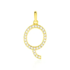 Pendentif Lettre Q Or Jaune Oxyde-Histoire d'Or Sale