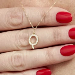 Pendentif Lettre Q Or Jaune Oxyde-Histoire d'Or Sale