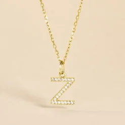 Pendentif Lettre Z Or Jaune Oxyde-Histoire d'Or Online