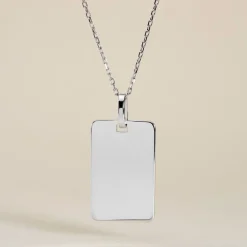 Histoire d'Or Pendentif Leyel Argent Blanc