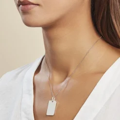 Histoire d'Or Pendentif Leyel Argent Blanc