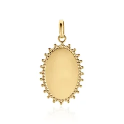 Histoire d'Or Pendentif Linette Plaque Or Doré